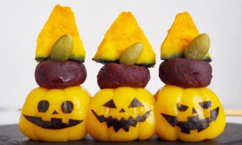 岛国一位妈妈每天为孩子做的串团子，可爱爆了！