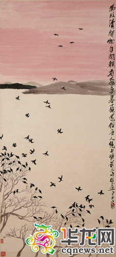 齐白石山水十二屏拍卖现场,齐白石山水十二屏拍出9.315亿元