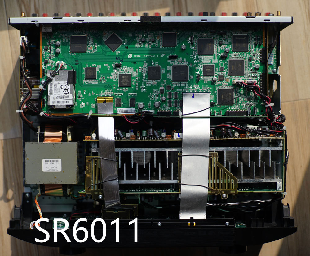 天龙AVR-X6400H和马兰士SR6012拆解！谈两台相差一万的AV功放区别
