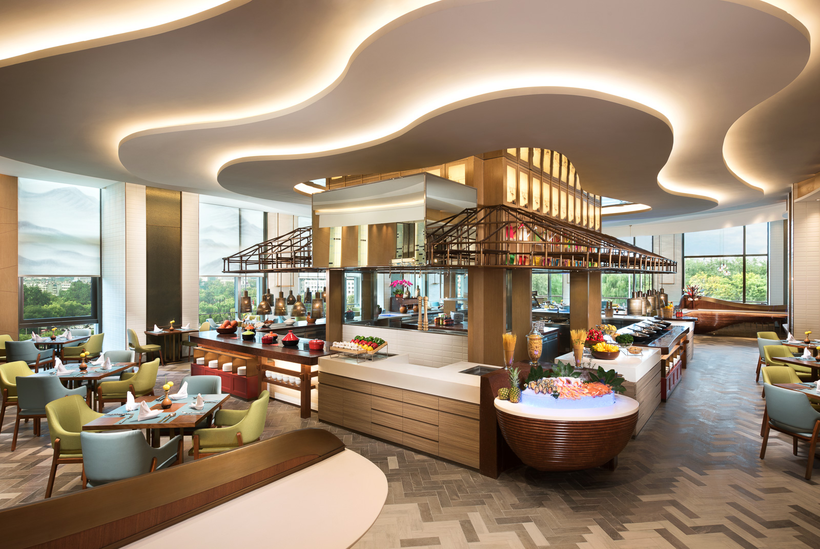 济南香格里拉大酒店测评,济南香格里拉酒店景观特色