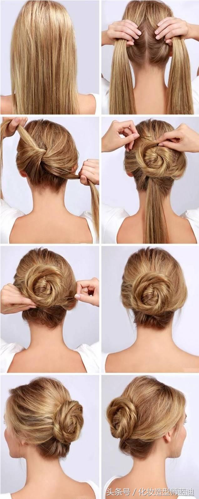 睡前怎么编头发第二天好看,每天上班早起怎么绑头发