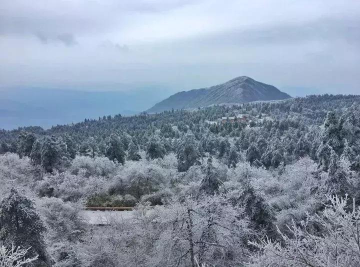 一下雪峨眉山就成了仙境,一下雪川西便美成了天堂