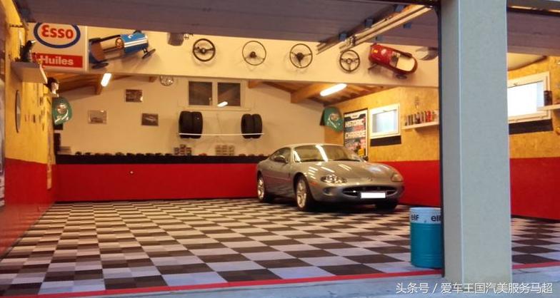 车库洗车店效果图,地下车库高端洗车店装修设计