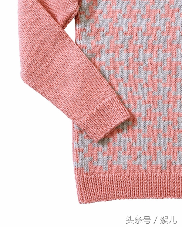 热门法式复古千鸟格毛衣,永远经典的毛衣