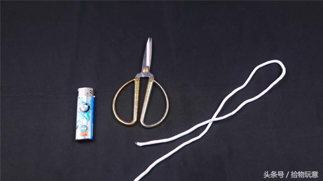 旧鞋带编织手工制作,简易松紧鞋带废物利用