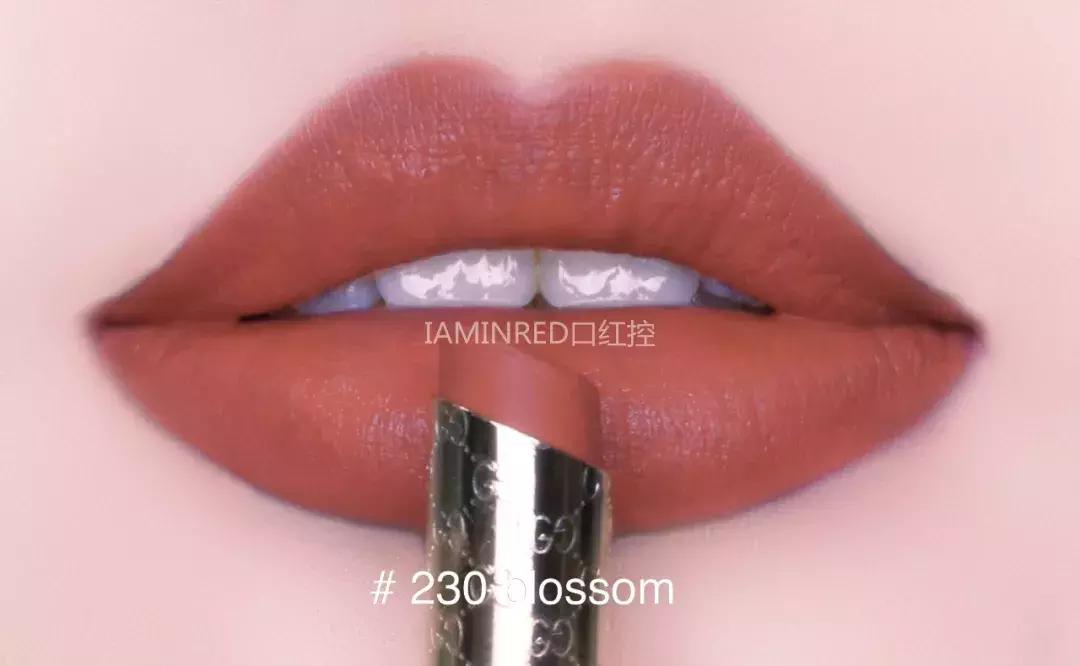 gucci金管口红试色217和515,gucci口红试色大全