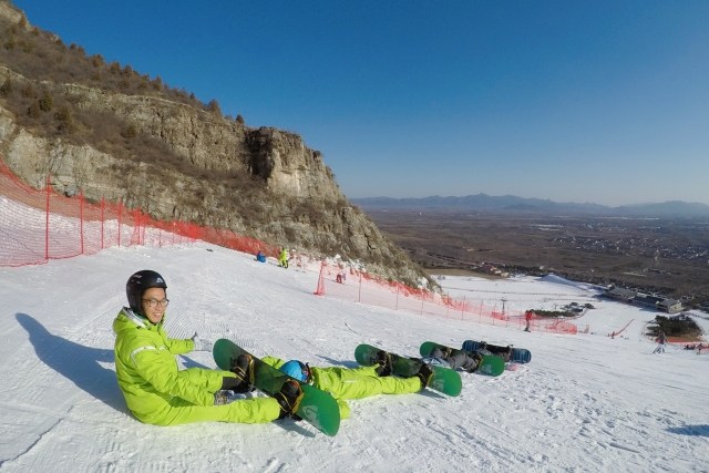 北京石京龙滑雪场全景,北京万科石京龙滑雪场怎么去