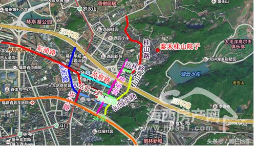 庞大路网串起福州华林北板块,完美衔接繁华都市配套群!