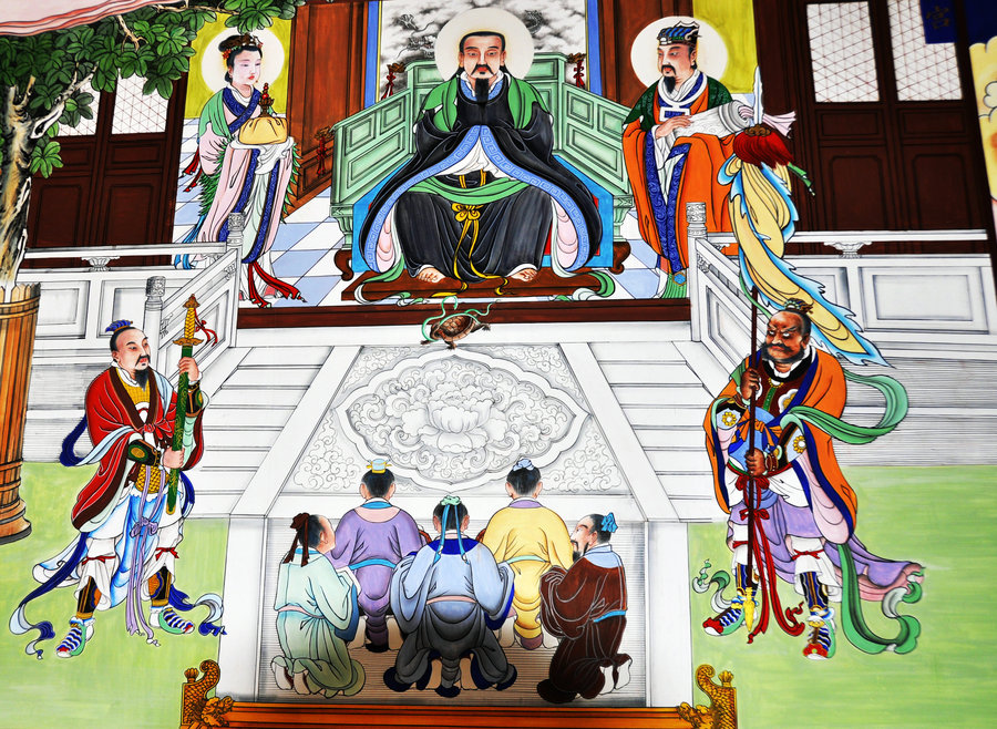 中国神仙体系和道教神仙体系,中国道教神仙谱系全图大全