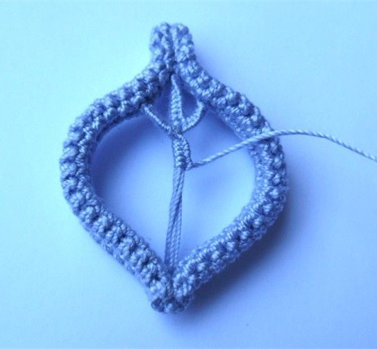 爱尔兰蕾丝钩编项链系列教程之大叶