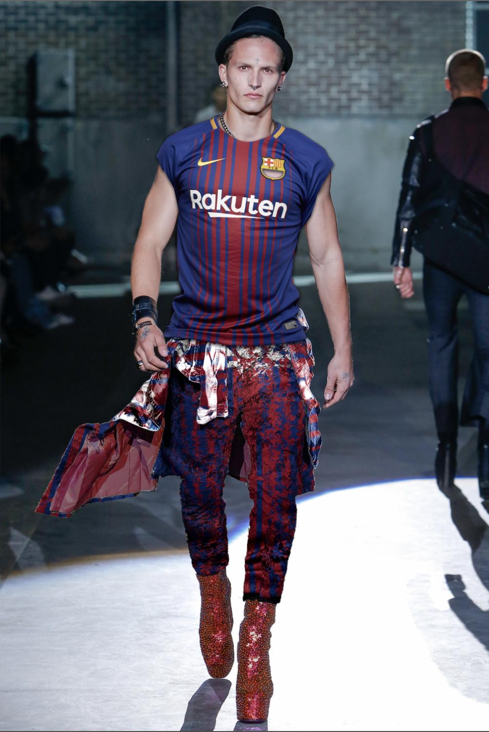 我们一不小心把这些足球队服改造成了时装周爆款……