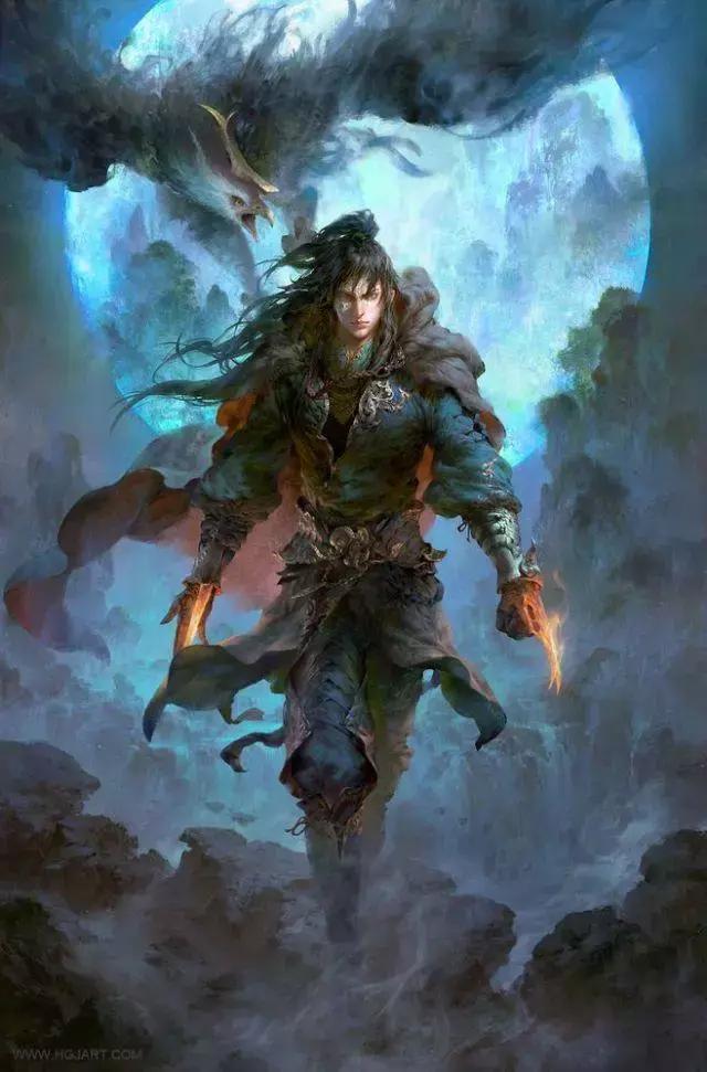 又是一位可以靠脸吃饭，却为画画抛弃铁饭碗，终成CG界的大神！