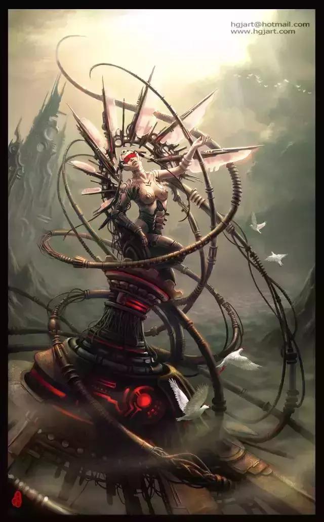 又是一位可以靠脸吃饭，却为画画抛弃铁饭碗，终成CG界的大神！