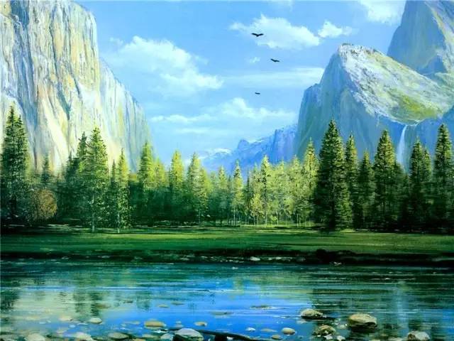 十大惊艳的风景油画,十大惊艳风景的油画