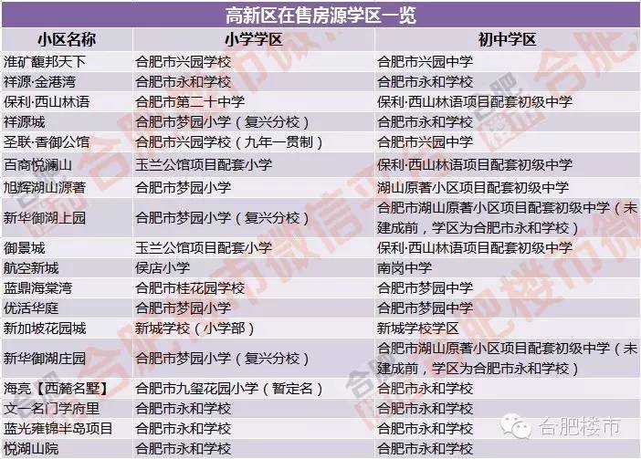合肥2021学区房规划,合肥24年最新楼盘