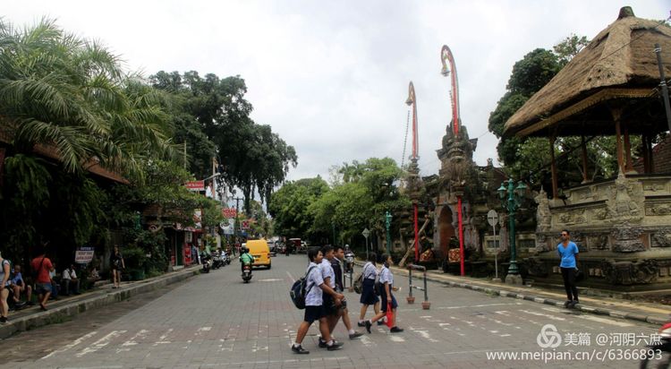 印度尼西亚巴厘岛印度教寺庙,巴厘岛最田园的热带风景