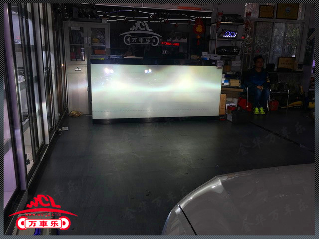 金华汽车音响改装效果图,大众朗逸plus灯光改装