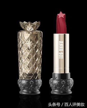 安娜苏水漾蔷薇唇膏300试色,安娜苏星星唇膏评测