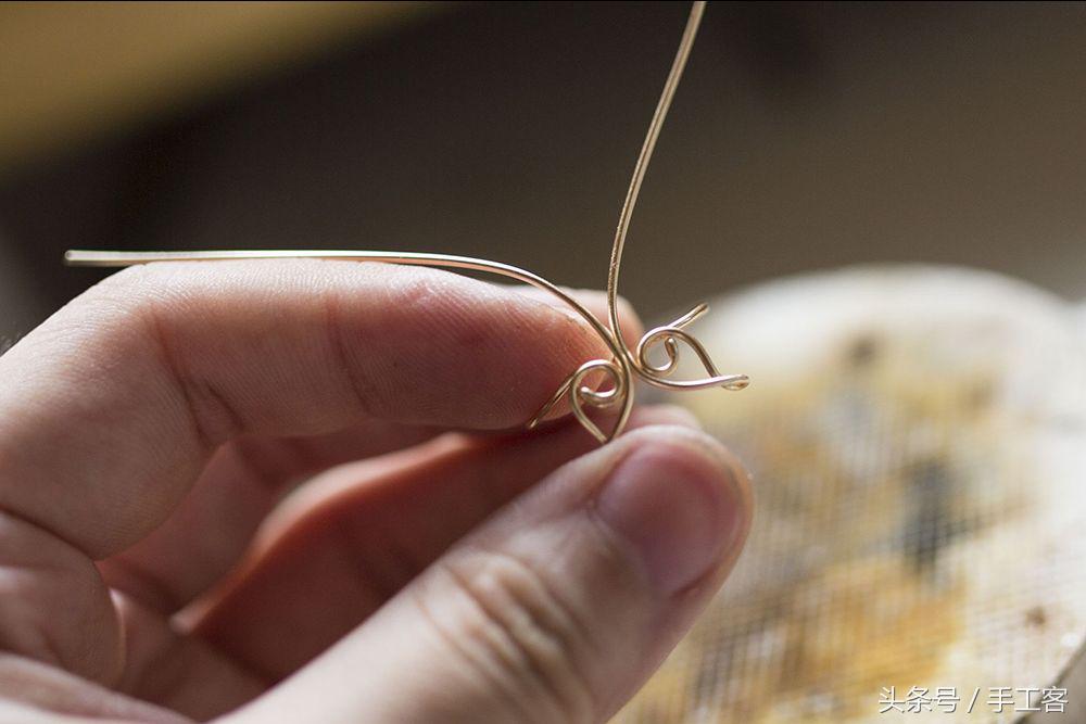 绕线戒指简单好看,手工绕线宝石戒指教程