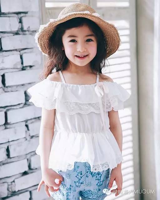 韩国小麻豆ellie春夏甜美童装搭配