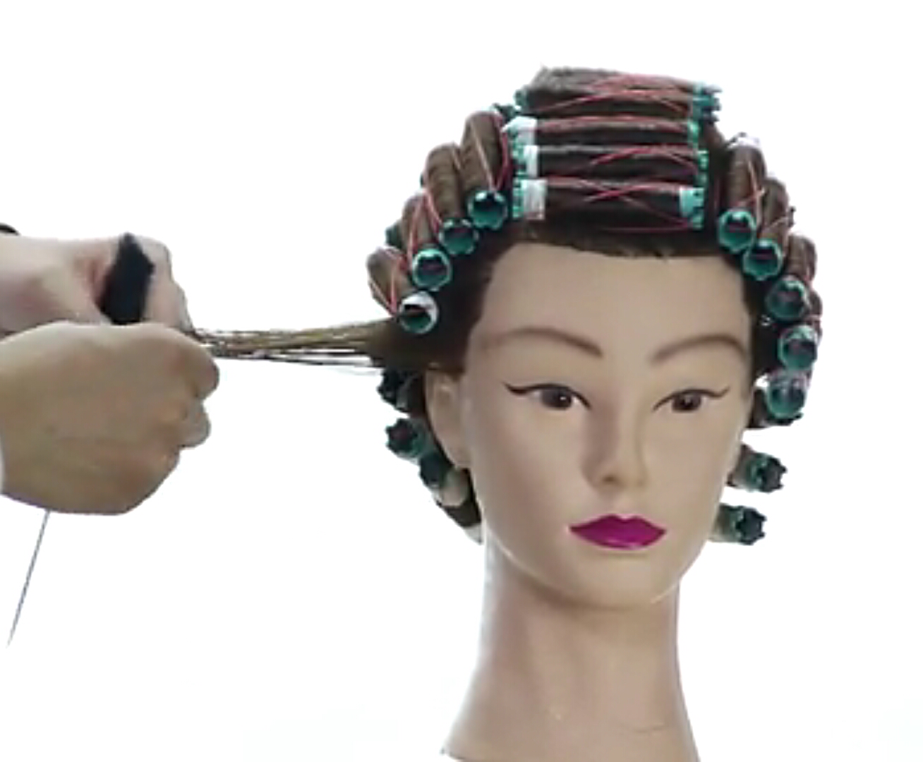 美发烫发各种卷杠手法,美发师烫发教学