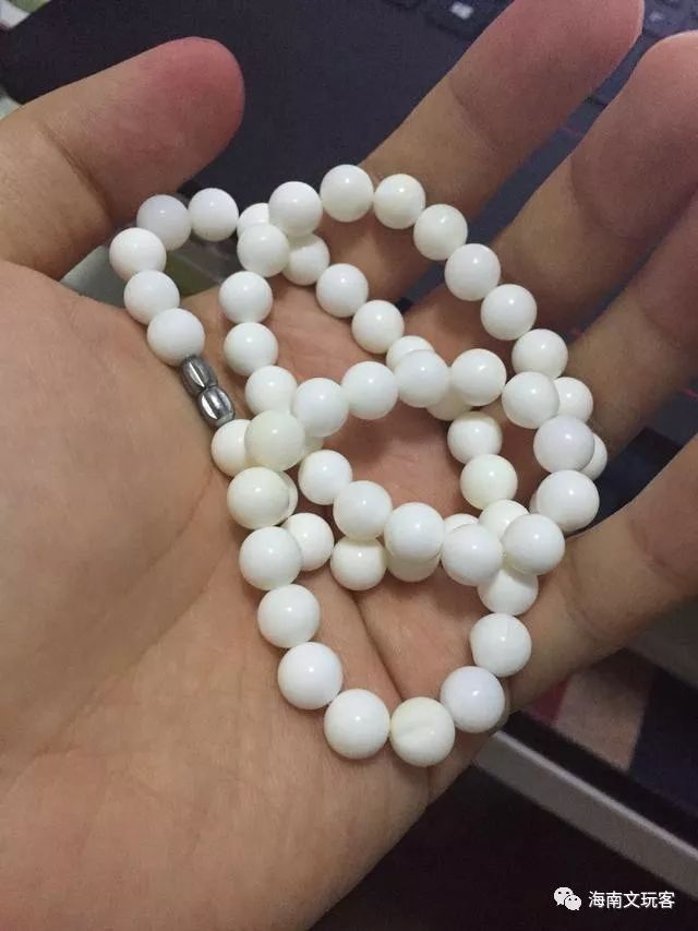 砗磲佛珠108颗包浆,佛教砗磲怎么保养