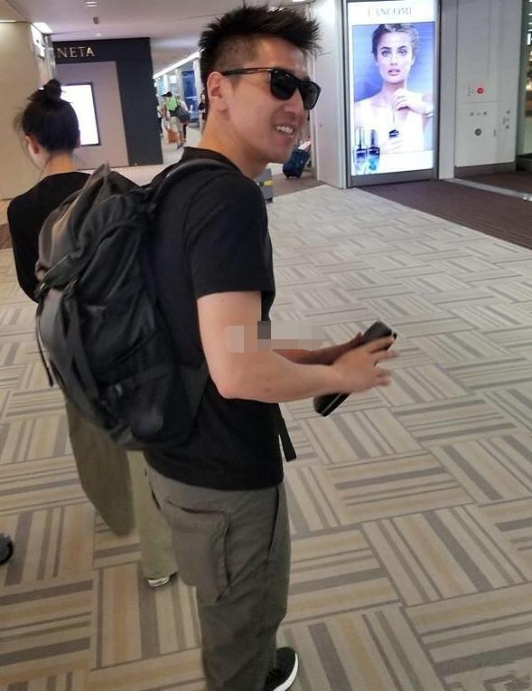 张翰去日本旅游,张翰去韩国街头