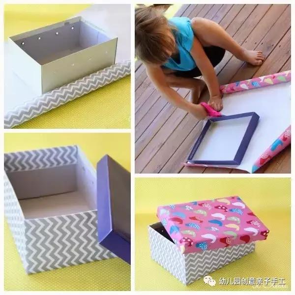 幼儿园手工纸板足球场制作教程,幼儿园益智手工盒子踢足球