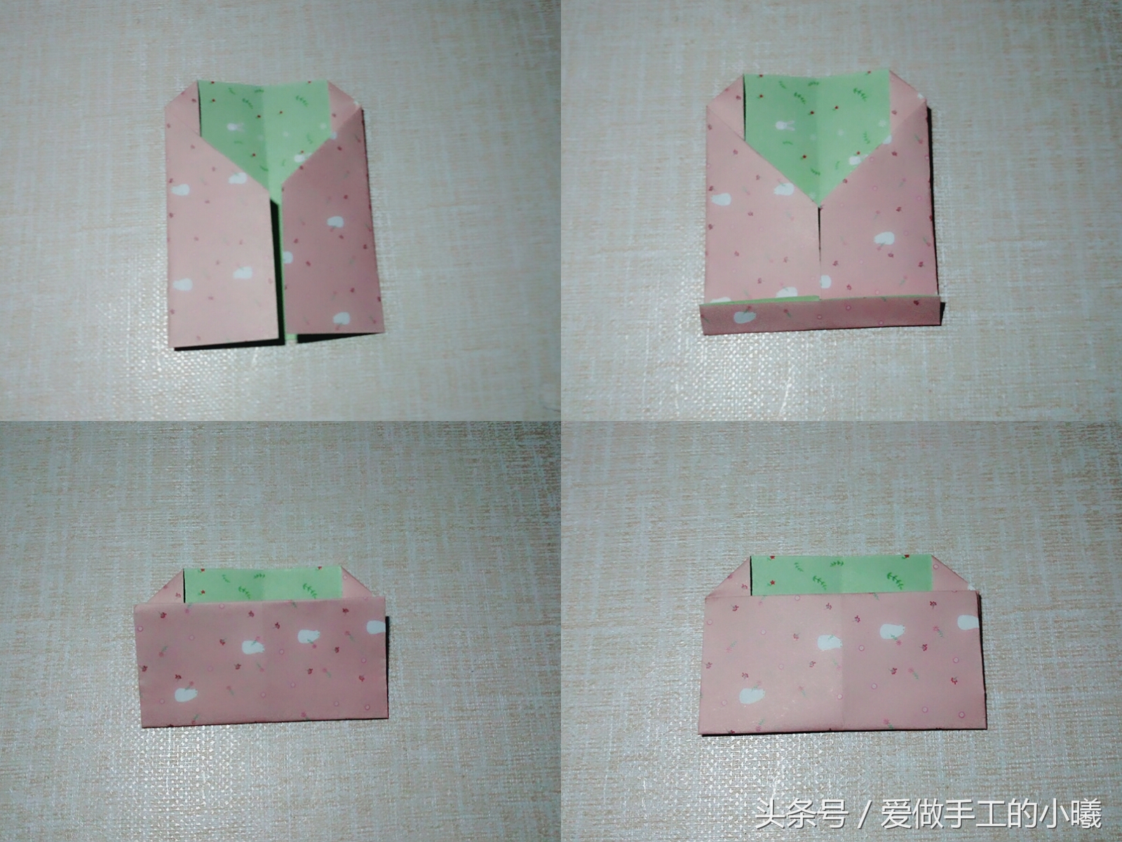 折纸信封精美版,手工折纸简单信封手残党