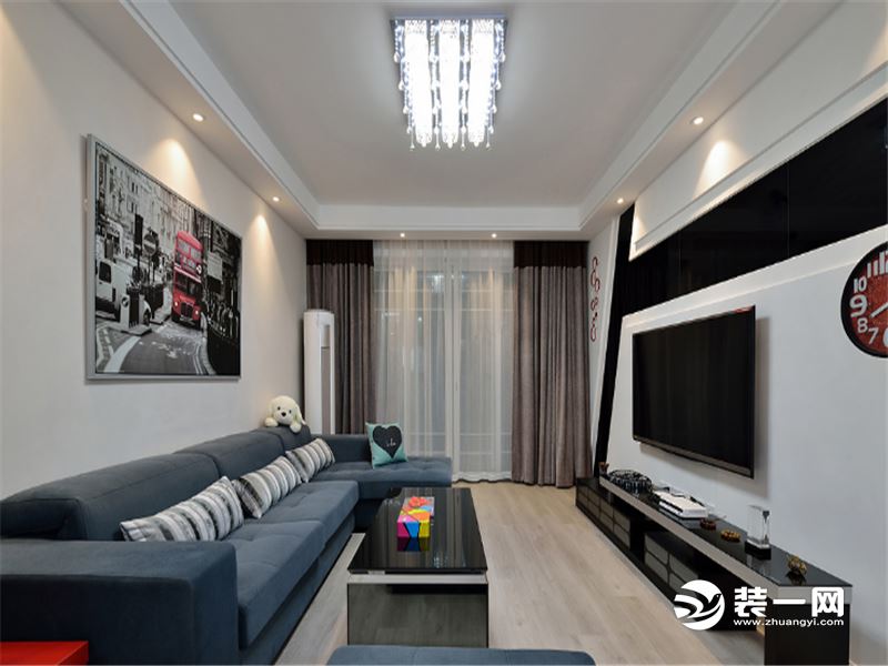 南宁江湾山语城错层底楼装修效果,南宁江湾山语城洋房装修