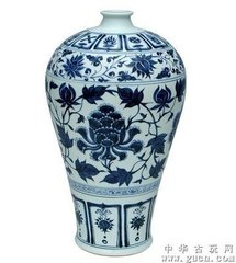 元青花瓷器鉴定,元青花匜的鉴定