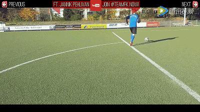 足球最实用的过人技巧教学,足球教学牛尾巴过人