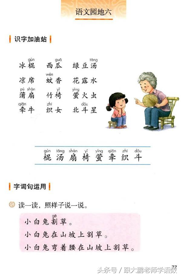 一年级语文下册预习清单电子版,小学生一年级语文古朗月行预习