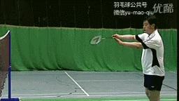 羽毛球双打接发球握拍姿势,羽毛球双打发球时站位