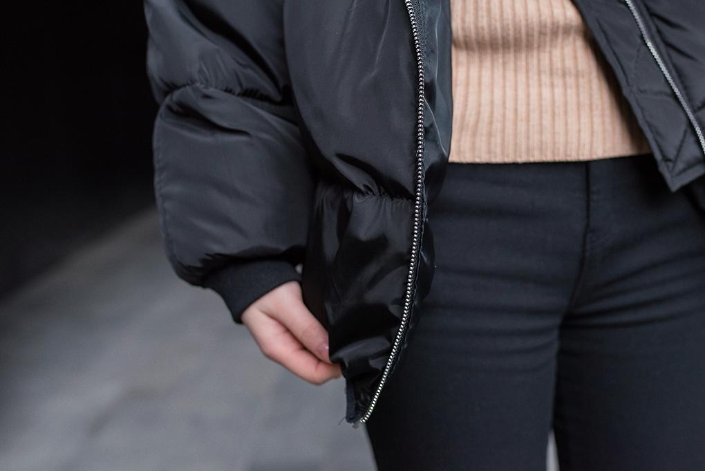 zara丝绒面包服,zara穿搭冬款