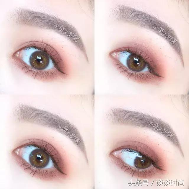 网红小猪9色土豆泥眼影盘教程,眼影盘推荐网红爆款带镜子刷子