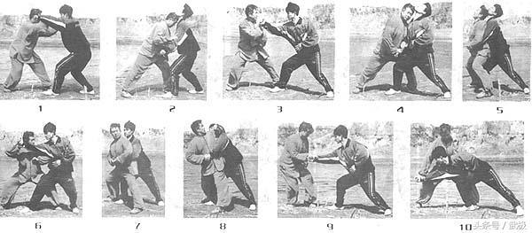 形意拳八门打法口诀,形意拳七拳十四处打法