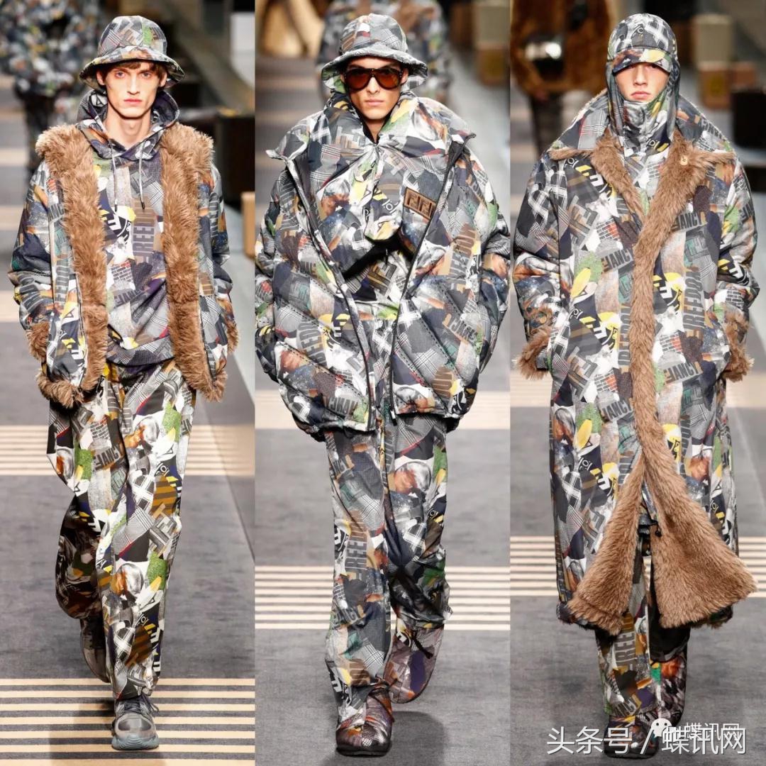2020秋冬男装周fendi的时髦黄与黑,fendi2018秋冬男装