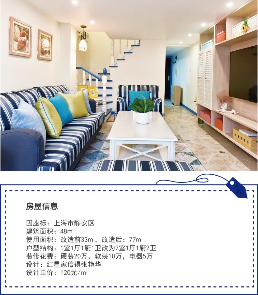 48平小户型地中海风格,30平方地中海装修