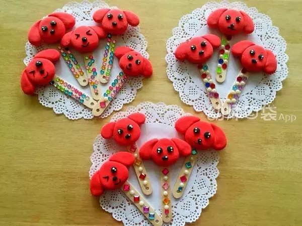 小狗汪汪汪手工制作,彩泥手工汪汪队狗狗