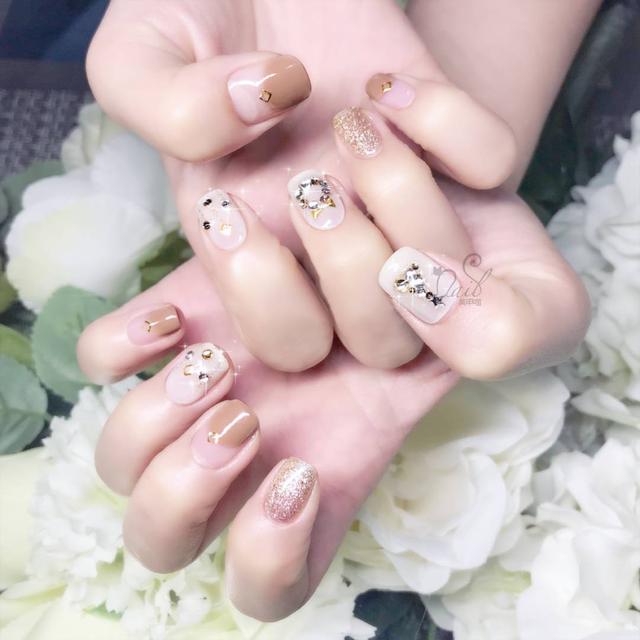 超好看的少女系美甲,适合直女的美甲