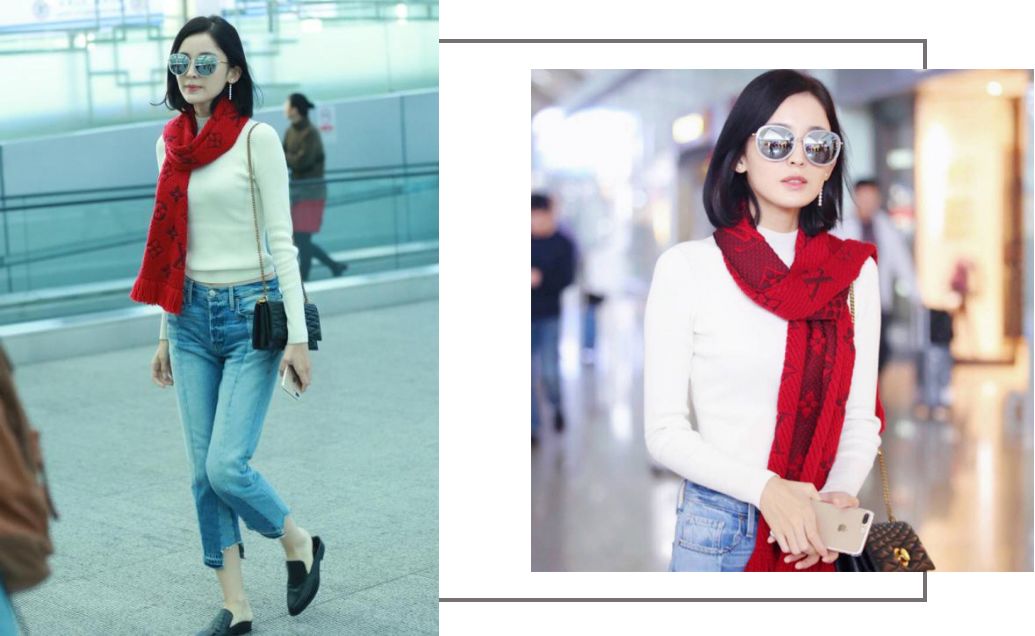 大牌围巾经典款,大牌围巾戴法简单好看