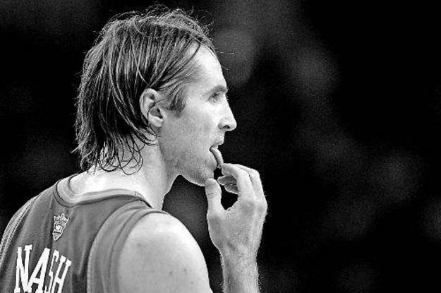 nba球员罚球姿势纳什,纳什罚球准备动作被打断