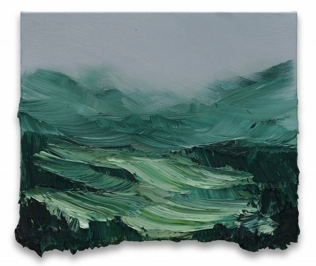 外国油画风景画作品欣赏,诗情画意的山水油画方形