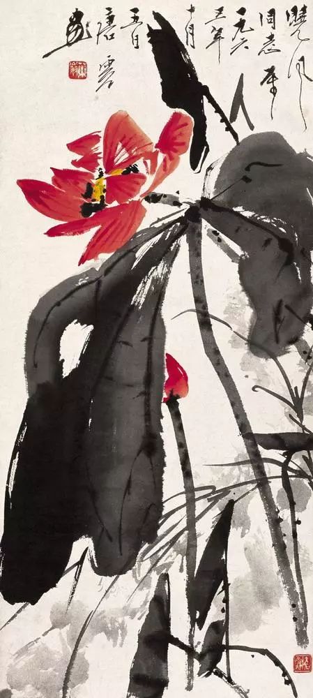 唐云早期花鸟作品欣赏,唐云先生花鸟条幅全集