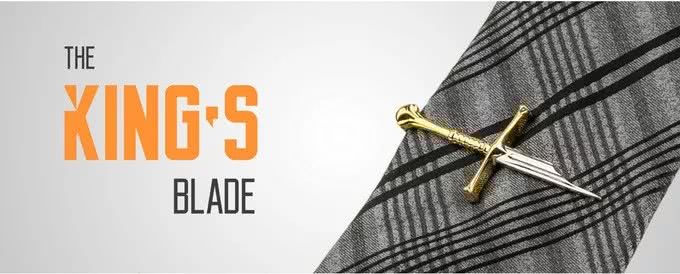 白领精英们，以后打领带可以选个游戏主题的领带夹了