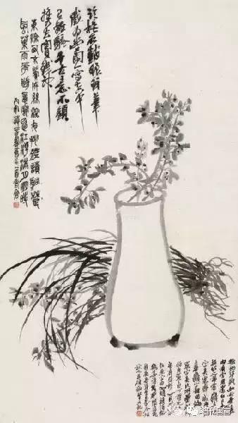 董寿平画兰花高清图,郭方颐画兰花作品图片