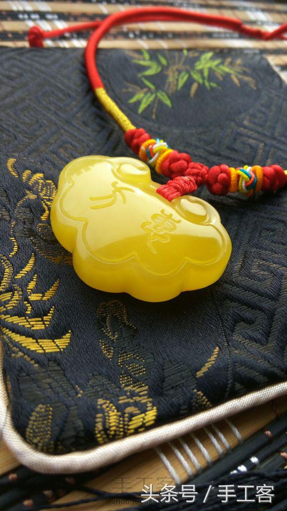 蜜蜡如意雕刻入门教程,蜜蜡雕刻简单图案