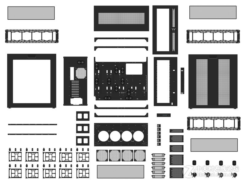 tt100机箱分体式水冷,ttw100机箱评测