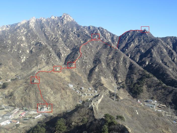 亓莲关~大角楼~秃尾巴边长城穿越